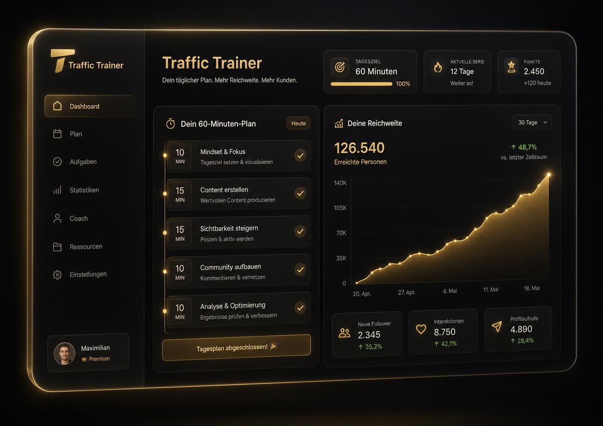 Oberfläche Traffic Trainer in der KI Zentrale